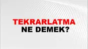 Tekrarlatma
