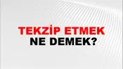 Tekzip Etmek