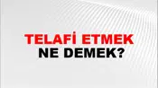 Telafi Etmek