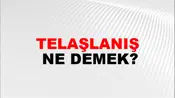 Telaşlanış