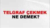 Telgraf Çekmek