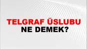 Telgraf Üslubu