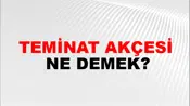 Teminat Akçesi