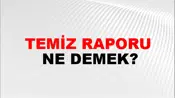 Temiz Raporu