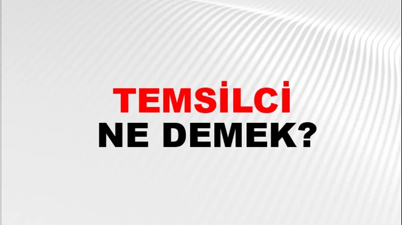 Temsilci Temsilci