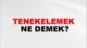 Tenekelemek