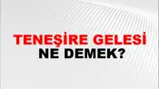 Teneşire Gelesi