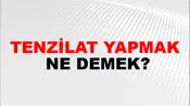 Tenzilat Yapmak