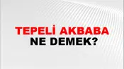 Tepeli Akbaba