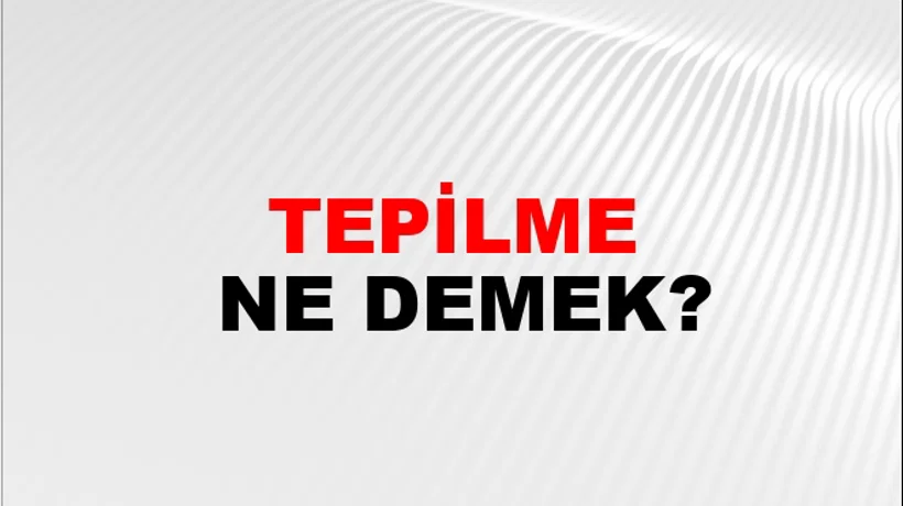 Tepilme Tepilme