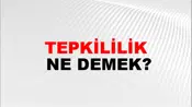 Tepkililik