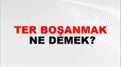 Ter Boşanmak