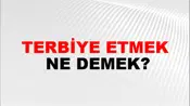 Terbiye Etmek