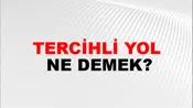 Tercihli Yol
