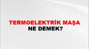 Termoelektrik Maşa
