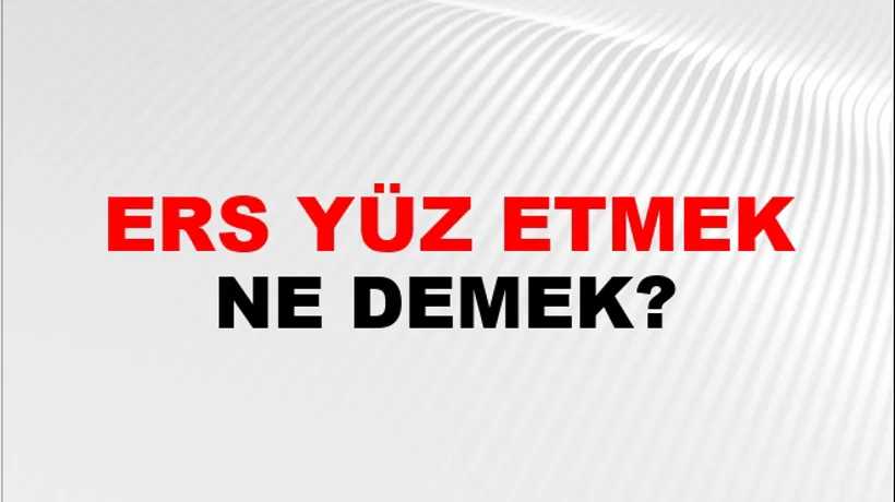 Ters Yüz Etmek Ters Yüz Etmek