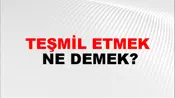 Teşmil Etmek