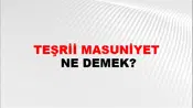 Teşrii Masuniyet
