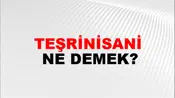 Teşrinisani