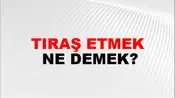 Tıraş Etmek