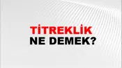 Titreklik