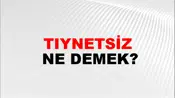 Tıynetsiz
