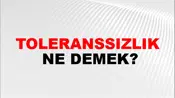Toleranssızlık