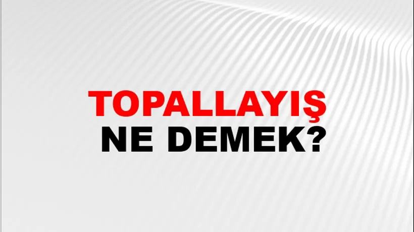 Topallayış Topallayış