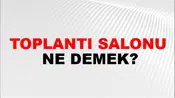 Toplantı Salonu