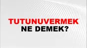 Tutunuvermek