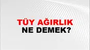 Tüy Ağırlık