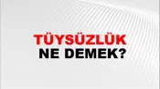 Tüysüzlük