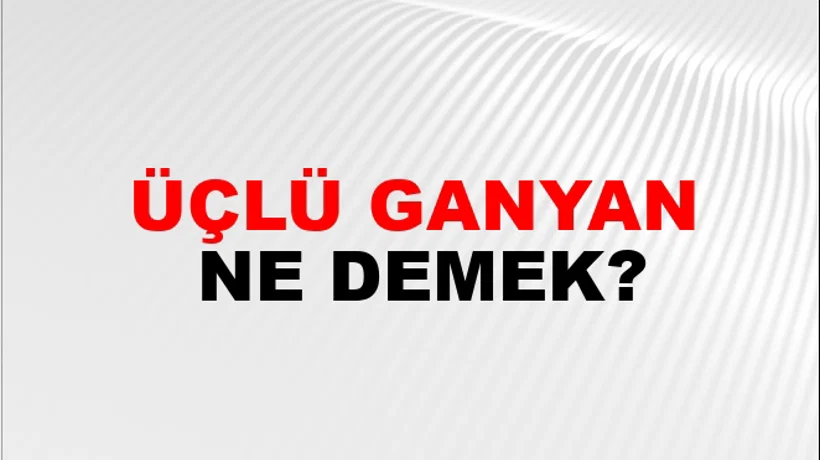 Üçlü Ganyan Üçlü Ganyan