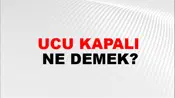 Ucu Kapalı