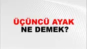 Üçüncü Ayak