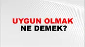Uygun Olmak