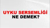 Uyku Sersemliği