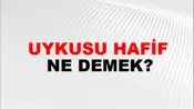 Uykusu Hafif