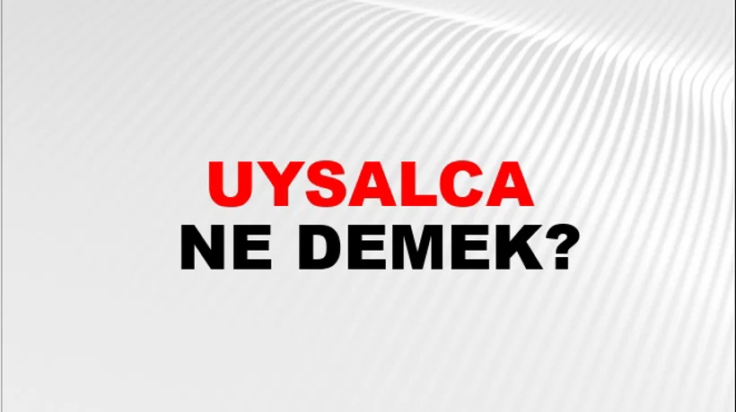 Uysalca Uysalca