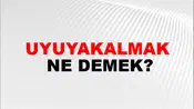 Uyuyakalmak