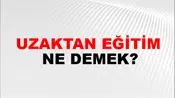Uzaktan Eğitim