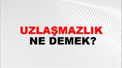 Uzlaşmazlık