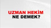 Uzman Hekim