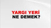 Yargı Yeri
