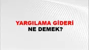 Yargılama Gideri