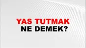 Yas Tutmak