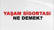Yaşam Sigortası