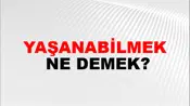 Yaşanabilmek