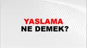 Yaslama