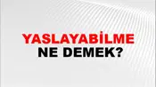 Yaslayabilme